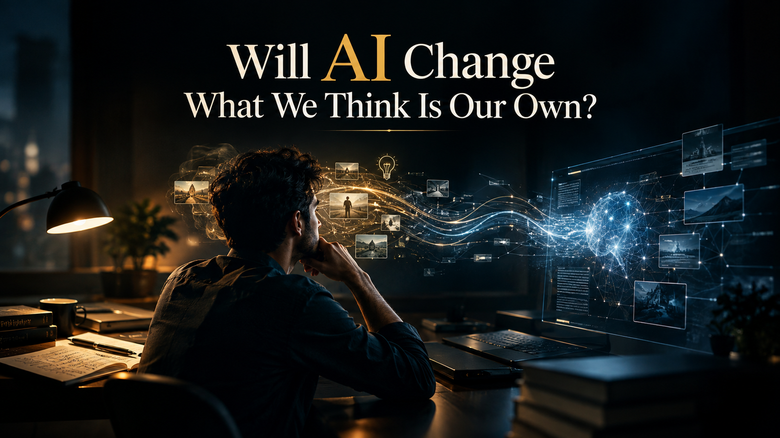 WILL AI CHANGE WHAT WE THINK IS OUR OWN?