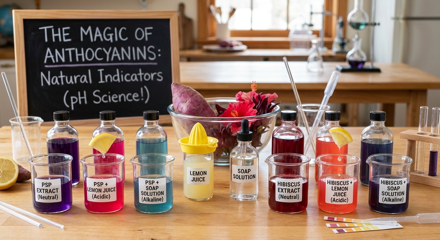 Natural pigments: Substances in plants that give them their colors.